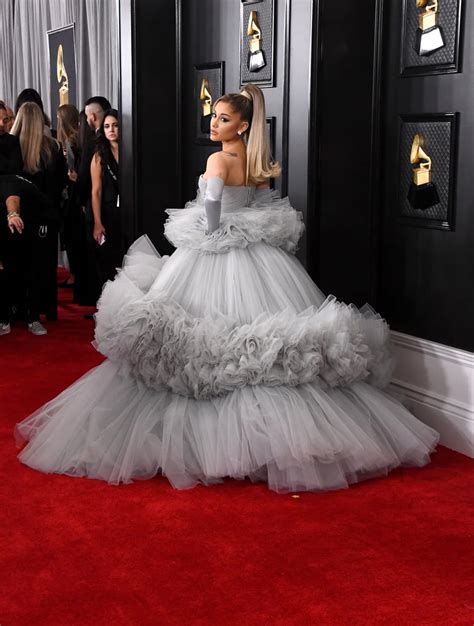Ariana Grandes Dress At The 2020 Grammy Awards Popsugar Fashion Photo 6
