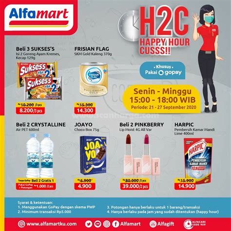 Cocok banget untuk buka puasa ditemenin sama menu es teler 77 dan teh botol. Alfamart H2C Promo Happy Hour Cusss Periode 21 - 27 ...