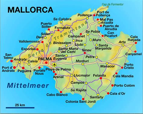 Die einzelnen regionen könnten unterschiedlicher kaum sein. fidedivine: 25 Elegant Karte Mallorca