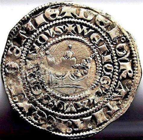 PRAŽSKÝ GROŠ Václav II minc Kutná Hora Aukro