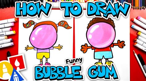Https://techalive.net/draw/how To Draw A Blown Bubble Gum Bubble