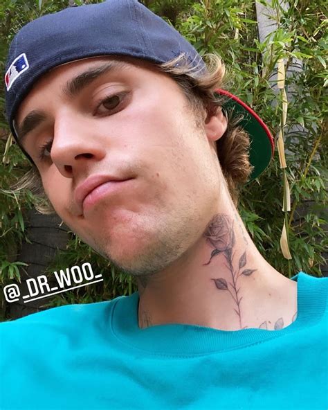 Justin Bieber Presume En Instagram Su Nuevo Tatuaje En El Cuello