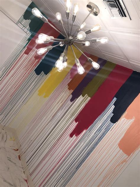 Does it really matter which one you use? Colorful drip paint wall for Nail Salon Suite (With images ...