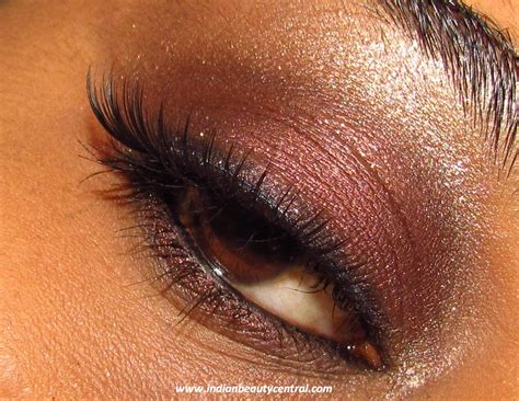 Indian Beauty Central Smokey Chocolate Brown Eye Makeup Look