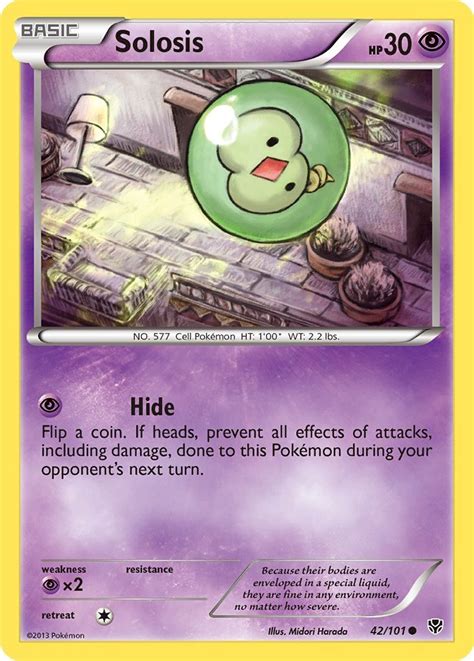 Solosis Plasma Blast Pokémon Cardtrader