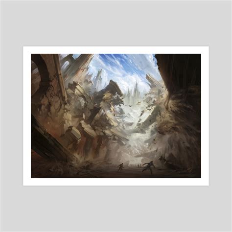 Mtg Structural Collapse An Art Print By Sam Burley Inprnt
