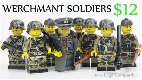 Lego Ww2 German Army Wehrmacht Soldiers Timelapse And Review Великая