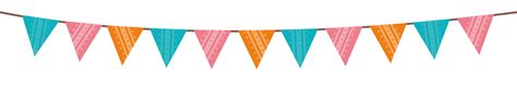 Party Flags Png Transparent Image Download Size 1600x278px