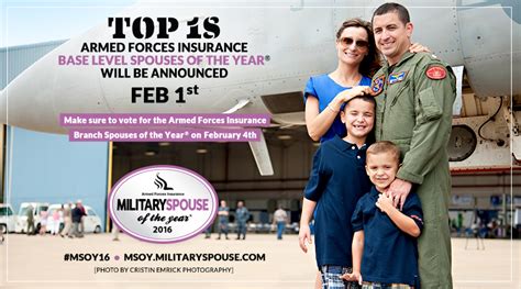 Make a payment, find a location, contact an agent, and more! Meet the 2016 Armed Forces Insurance Military Spouse of the Year ® Branch Finalists: Cast Your ...