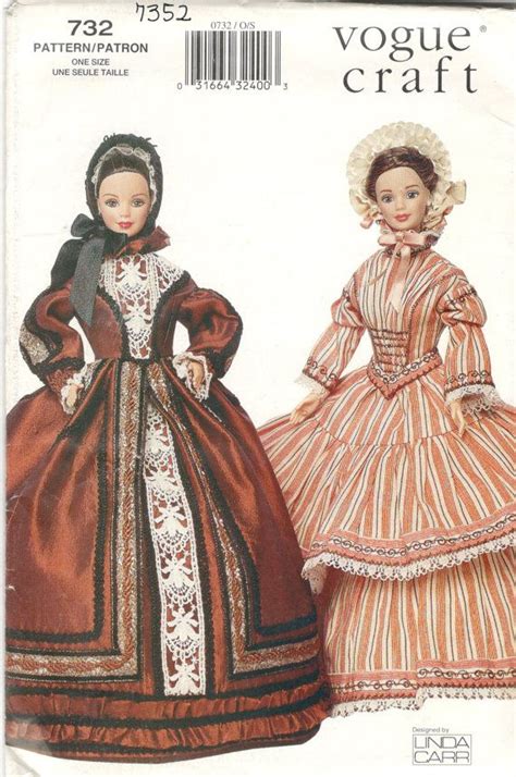 Vogue 7352 7555 732 Linda Carr Fashion Doll Clothes Pattern 11 Etsy