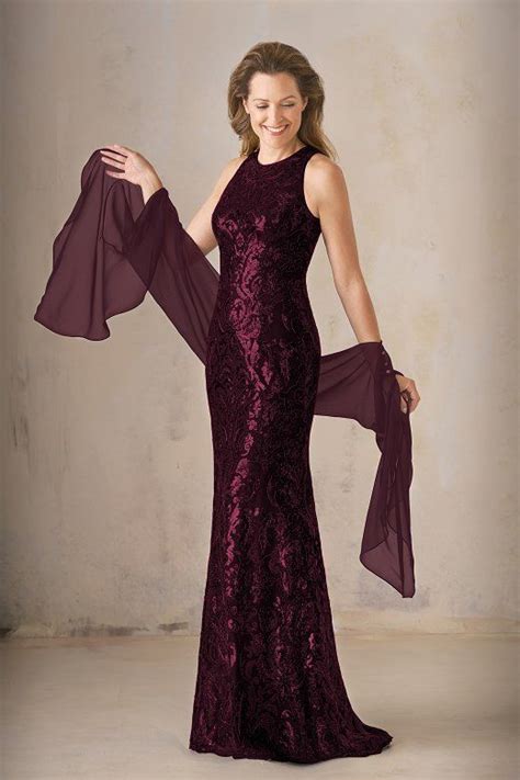 k208007 long jewel neckline metallic embroidery lace mob dress with shawl formal dresses gowns