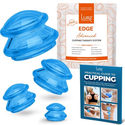 Buy Lure Essentials Edge Cupping Therapy Set Cupping Kit For Massage Therapy Silicone