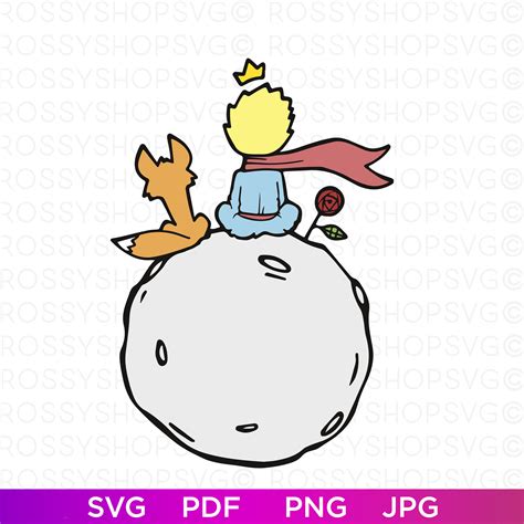 The Little Prince And The Fox Svg The Little Prince Svg The Etsy Canada