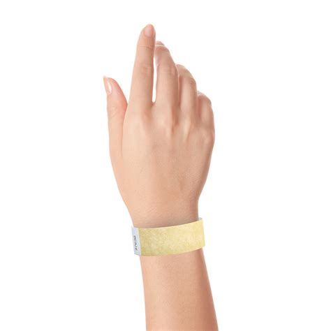 1 Inch Tyvek Wristbands Solid Colors
