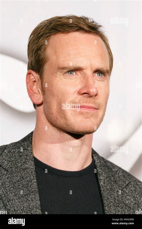 irish german actor michael fassbender speaks during a special screening for assassin s creed on
