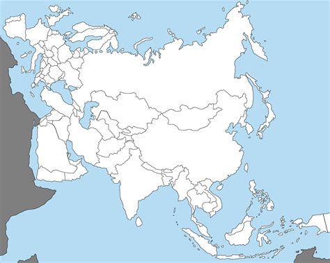 Blank Eurasia Map By Stephen Fisher On Deviantart