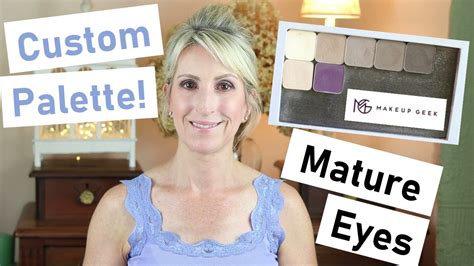 Eyeshadow For Mature Eyes Custom Palette Youtube