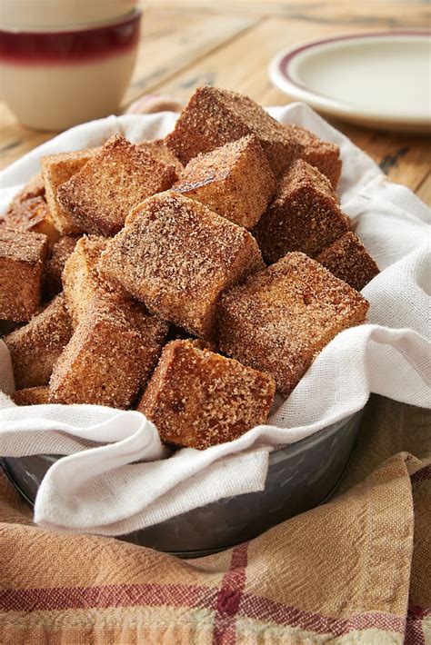 A summery mango pound cake topped with refreshing sweet diced mangoes and powdered sugar. Cinnamon Sugar Pound Cake Bites | Recipe | Cake bites ...