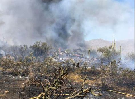 Wildfire Forces Evacuations Near Cave Creek