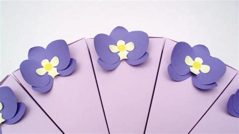 Handmade Paper Heaven Purple Orchid Favor Boxes Cutii Cu Orhidee Mov