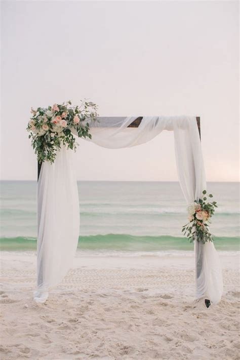 20 Beach Wedding Ceremony Arch Ideas For 2024 Oh The Wedding Day