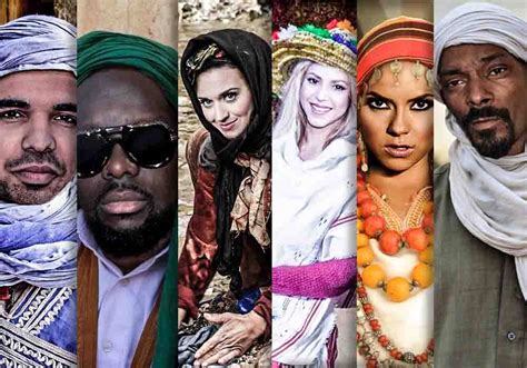 Moroccan Artist Portrays International Singers as Moroccans