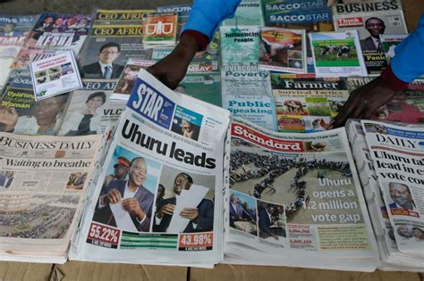 How The Media Covered Kenyas General Election