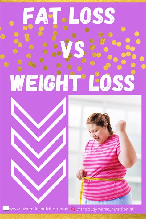 Weight Loss Vs Fat Loss Liz Stankis Nutrition
