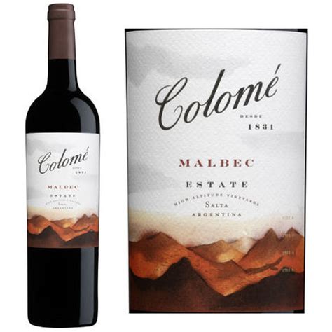 Bodega Colome Estate Malbec 2015 Argentina Rated 92ws 18 Wine
