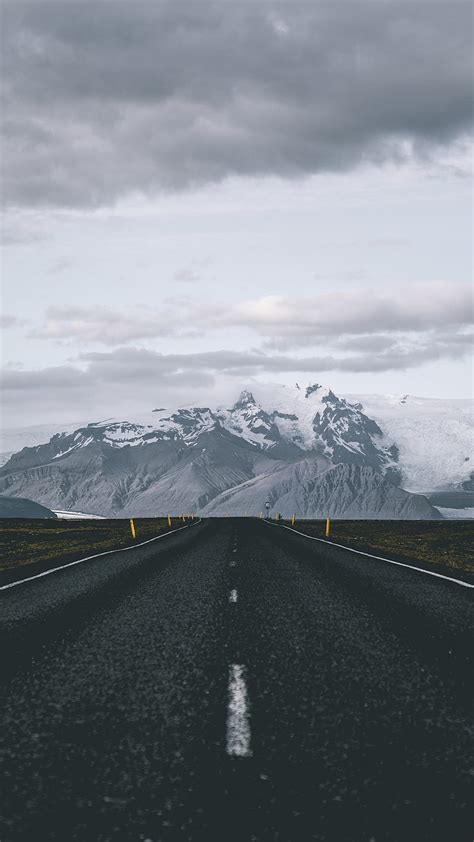 1366x768px 720p Free Download Mountain Road Bomb Cloud Clouds