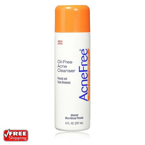 Acnefree Oil Free Acne Cleanser 8 Fl Oz Face Wash Prevent And Treat