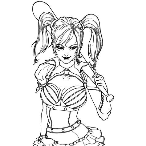 All created by our global community of independent web designers and developers. Suicide Squad Harley Quinn Coloring Pages - XColorings.com