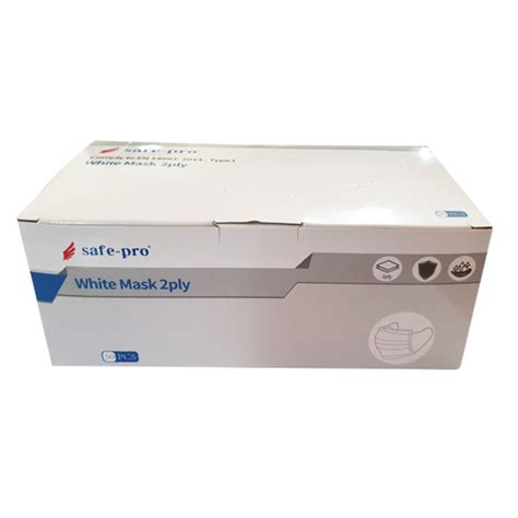Safe Pro White Mask 2ply Unipro Limited