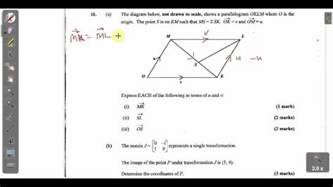 Brief overview of methodology used. CSEC CXC Maths Past Paper 2 Question 11a January 2013 Exam ...