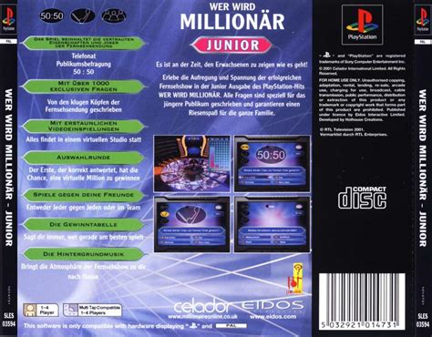 With the advent of this game, you have this opportunity. Wer wird Millionaer - Junior (G) ISO