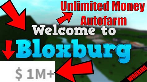 Roblox Bloxburg Unlimited Money Autofarm Script Working Youtube