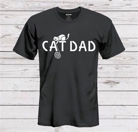 Cat Dad T Shirt In 2020 Cat Dad Shirts Mens Tops