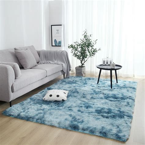 Fluffy Faux Fur Area Rugs Plush Shag Furry Rug Large Non Slip Carpet