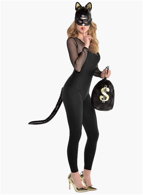 Amscan Cat Burglar Halloween Costume Accessory Kit For Women 4 Pieces