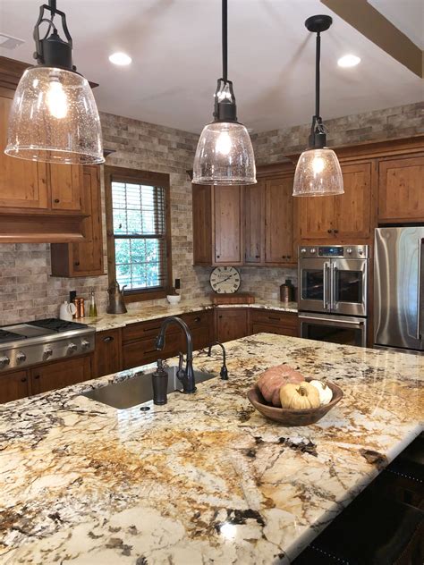Rustic Kitchen With Gorgeous Granite Rustic Kitchen Countertops