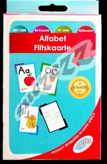 Afrikaanse Alfabet Flitskaarte Educational Toys Online