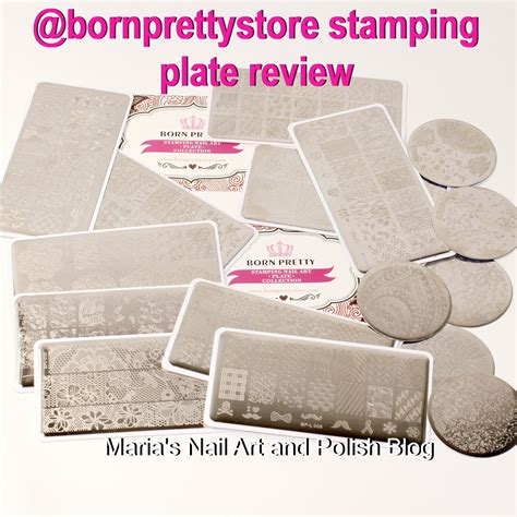 Marias Nail Art And Polish Blog Born Pretty Store Stamping Plate Review
