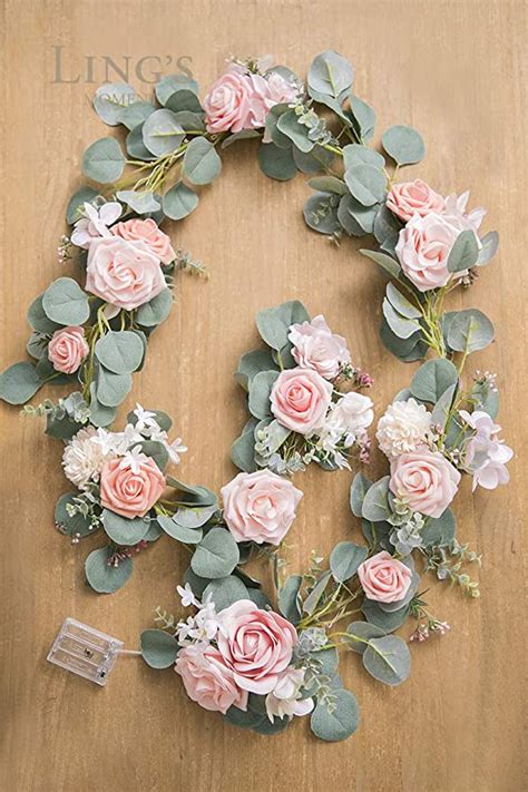 #1 brand in french styled artificial flowers, real looking and inexpensive. AmazonSmile: Ling's moment Handcrafted Artificial Blush ...