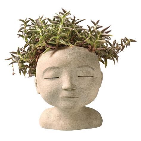 Face And Head Shaped Planters Are The Next Big Trend For House Plants