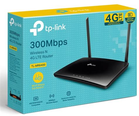 New Tp Link Tl Mr6400 Apac V3 300mbps Wireless 4g Lte Router Sim Card