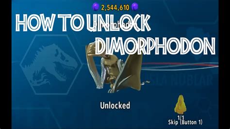 Lego Jurassic World How To Unlock Dimorphodon Youtube