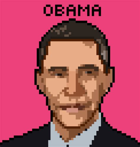 Editing Barack Obama Free Online Pixel Art Drawing Tool Pixilart