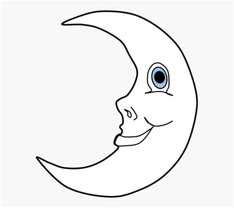 Smiling Moon Clipart Smiling Moon Clipart Black And White Free