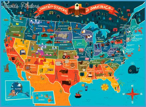 United States Map Tourist Attractions Travelsfinderscom