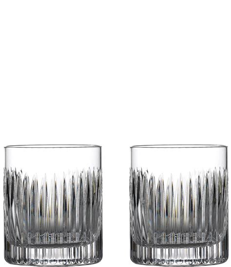 Waterford Crystal Aras Double Old Fashion Glasses Set Of 2 Dillard S